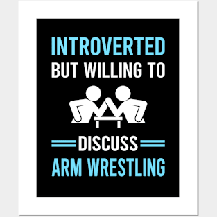 Introverted Arm Wrestling Wrestler Armwrestling Posters and Art